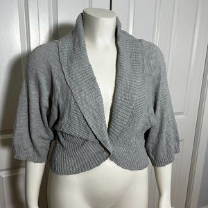 Roxy Cropped Shrug Sweater Sz M